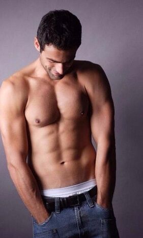 handsome male torso